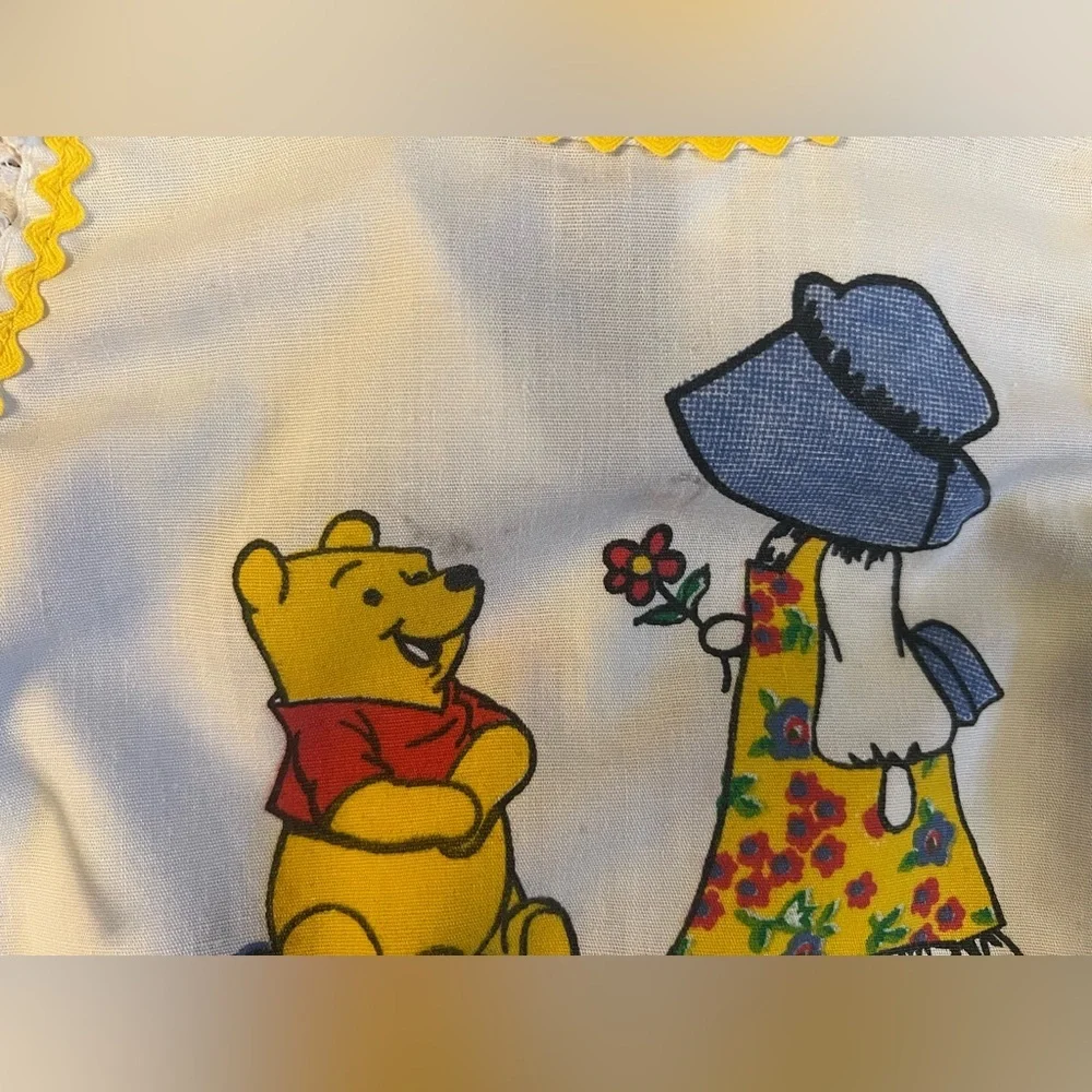 Vintage 70’s Winnie The Pooh & Holly‎ Hobbie Sears Apron 1T H37